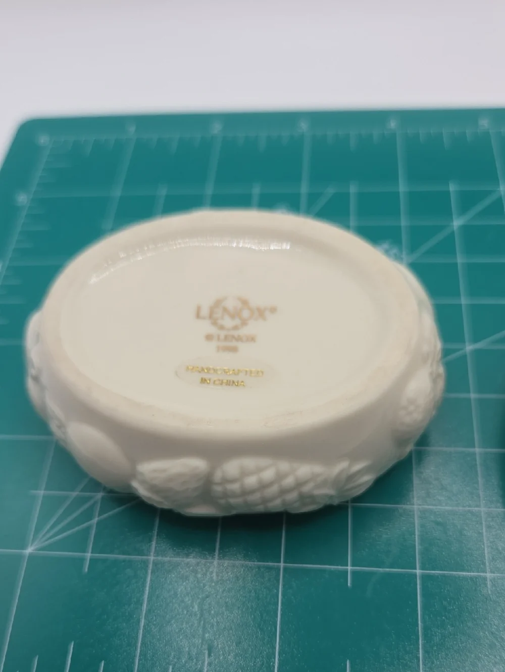 Lenox Fruits Of Life Trinket Box 1998